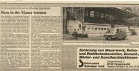Zeitungsartikel vom 25. Aug. 1995
